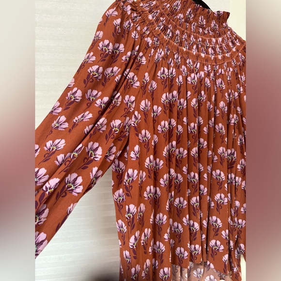 Zara Floral Smock Neck Balloon Sleeve
Top Brown L cottagecore bohemian retro - Picture 6 of 8